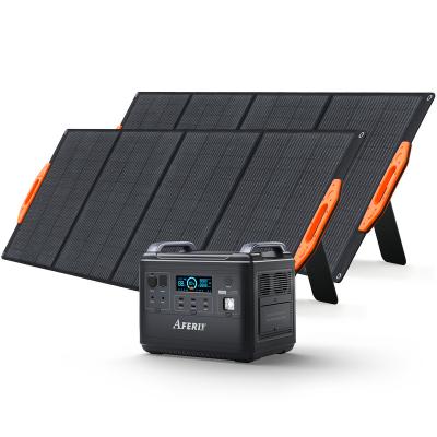 China Portable RV Camping Blackout Solar Panel 200w With Portable Solar Power Station Power Bank 166*83mm for sale