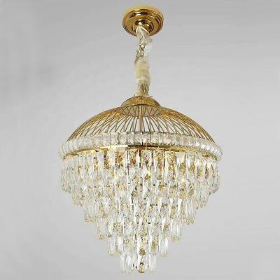 China Not raindrop Crystal Chandelier Lighting, LED Crystal Ceiling Hanging Pendant Light from Dimmable for sale