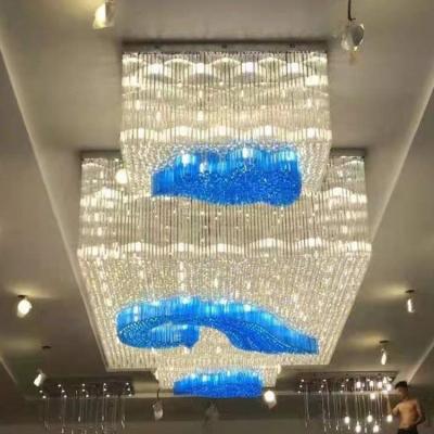 China Modern Custom Large Wedding Chandelier LED Chandelier Lighting Banquet Chandeliers Modern Crystal Ceiling Lamp for sale