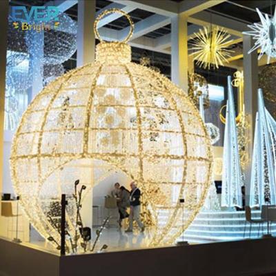 China Commercial Use Commercial Christmas Led Large Sphere Decoration Balls for sale