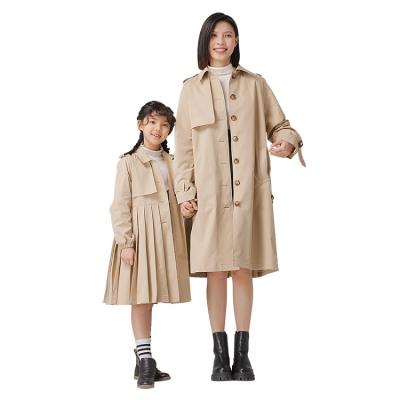 China Factory Price Sustainable Professional Material Women's Anti-wrinkle Ditch Coat For Clothing Products for sale