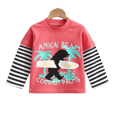 China Breathable family of 2022 new parent-child clothes of four spring and three sleeve T-shirt autumn clothes family for sale