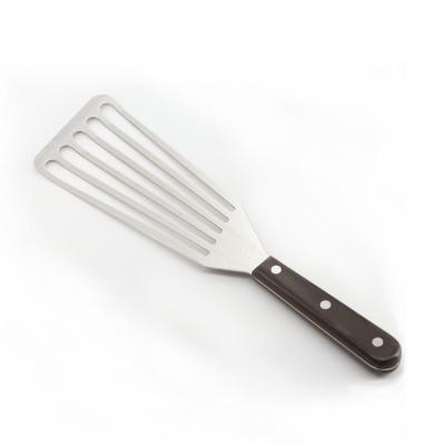 China Viable Slotted Offset Fish Slice Spatula Stainless Steel Food Turner For Pancake Sliders for sale