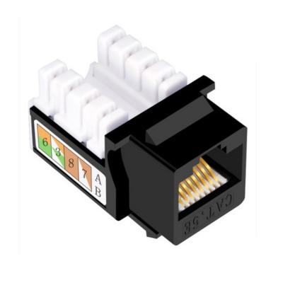 China Cat5e RJ45 Network Information Module 90 Angle Crowns Trapezoidal Type Flame Retardant / Flame Retardant Jack for sale