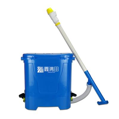 China Fertilizer applicator Hand-held knapsack fertilizer applicator Agricultural pellet applicator 25L thickened bucket point pressure type for sale