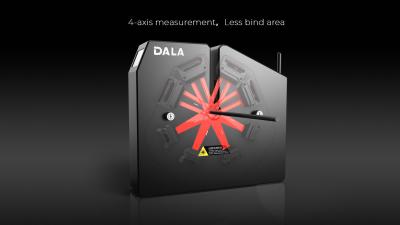 China Meters voor de meting van hoge snelheid, lasermicrometer met 4 assen, diameter en ovaliteit Te koop