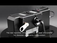 D360 Laser Micrometer Diameter And Ovality Measurement For Fine Wire