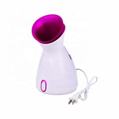 China Wholesale 80Ml Moisturizer Rose Handheld Air Warm Water For Face Steamers Hair Boots Professional Use Deep Cleansing Facial Steamer for sale