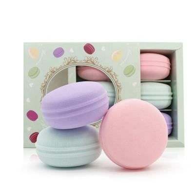 China Eco-friendly Latex Blender Makeup Beauty Products Esponjas Maquillaje Macaron Free Super Soft Sponge for sale