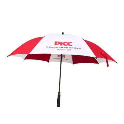 Chine Parapluie de publicité réalisée en ligne droite Parapluie de golf pliable Triplier Parapluie Fabricants Set Logo à vendre