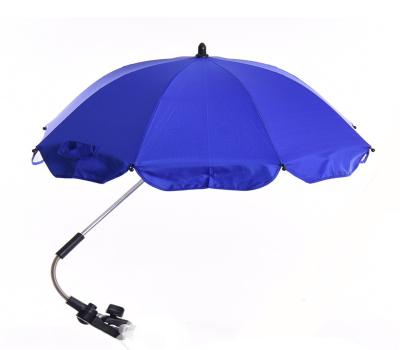 China Stroller Accessory Universal Umbrella with Plastic Clamp Handle and 190T Pongee Panel for sale