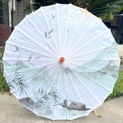 China Customized Printing Chinese Paper Parasol Umbrella Perfect for Wedding Decoration for sale