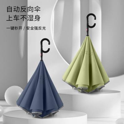 China 105cm Standing Breathable Automatic Double-Layer Umbrella for Advertising and Gifts for sale