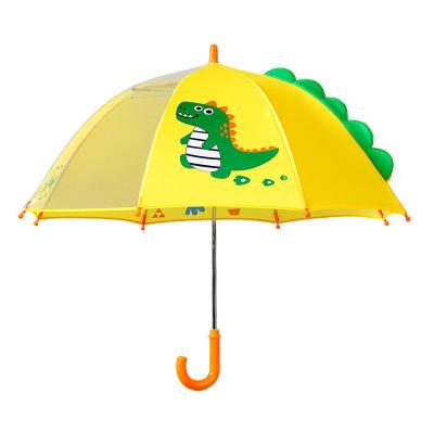 China Fiberglass Ribs Children Umbrella with Adorable Cartoon Ears and Transparency Design for sale