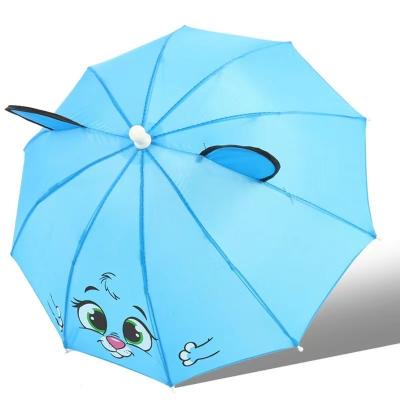 China Children Cute Umbrella Straight Design 8K Ribs Printed Logo Nylon Polyester Perfect for Travel for sale