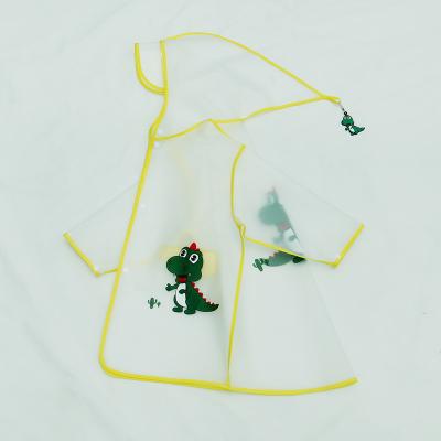 China Kinderdagverblijf Baby regenjas Translucent EVA waterdichte kleding voor jongens en meisjes Te koop