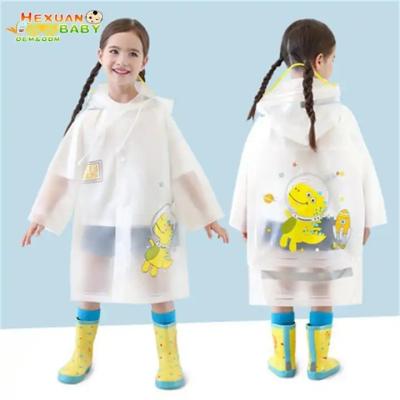 China Protect Your Little Ones from Rain Reusable Rain Ponchos with Hood and Sleeves for sale