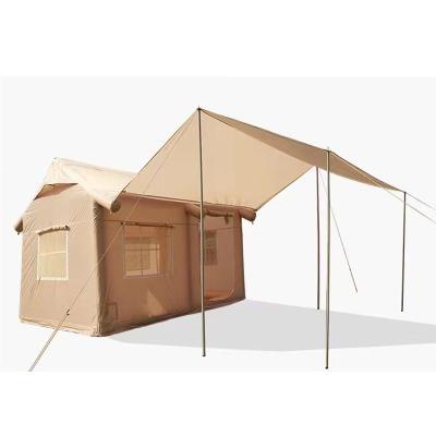 China Oxford Fabric Inflatable Air Tourist Large Canvas Cabin Tent for Family Outdoor Camping for sale