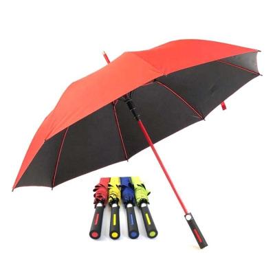 China Auto Open 27 Inch Fiberglass Umbrella with Strong Windproof and Customized Design for sale