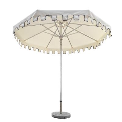 China Travel Design Style 38MM Aluminum Alloy Rope Middle Garden Umbrella for Adults' Needs for sale