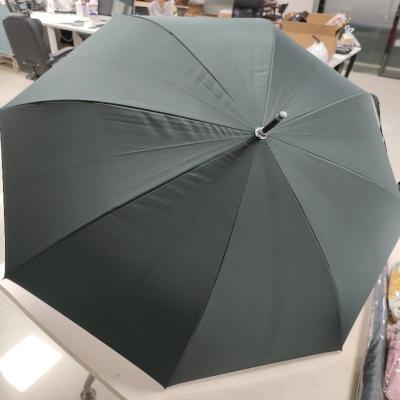 China Customized Logo Printed Light Luxury Umbrella with Manual Opening and Fiberglass Frame for sale