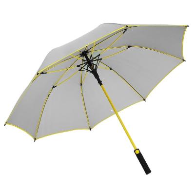 China Custom Logo 27 Inch Windproof Full Fiber Golf Umbrella for Advertising and Promotion for sale