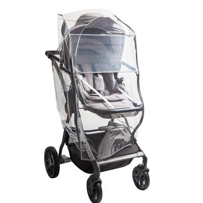 China Customize Weather Shield Clear PVC Baby Stroller Rain Cover for Aged Group 0-3 Years Old for sale