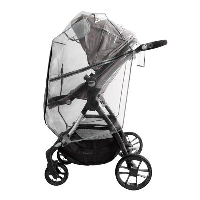 China EVA Personalizar Protector contra el tiempo Transparente PVC Baby Stroller Rain Cover en venta