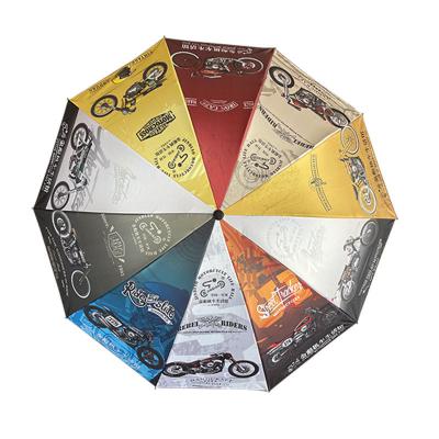 Cina American Style Design Vinyl Umbrella con colore di trasferimento di calore e LOGO personalizzato in vendita