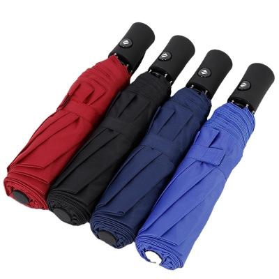 China Anti-UV Protection 3-Fold Automatic Open Umbrella in Customized Color for Any Weather for sale