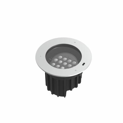 China Waterproof Theme Park 54W Control Over Stainless Steel Adjustable Honeycomb Spot Garden Floor Outdoor Inground LED Underground Light for sale