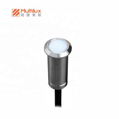 China Waterproof LANDSCAPE 3W Drive Above Ground Stainless Steel Honeycomb Spot Garden Floor Inground LED Floor Light Outdoor for sale