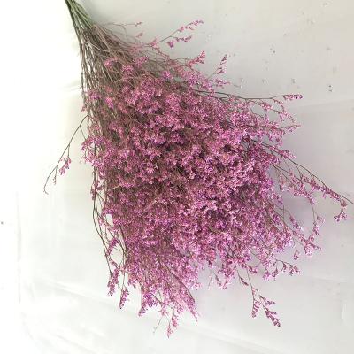 China Real Romantic Preserved Popular Popular Home Decor Dried Flower Lover Grass Yellow Limonium Flower For Flower Decoration Home for sale