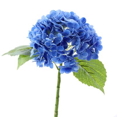 China Europe Real 3D Artificial Flower Hand Feel Moisturizing Hydrangea Flowers For Valentine Gifts Hotel Wedding Decoration for sale