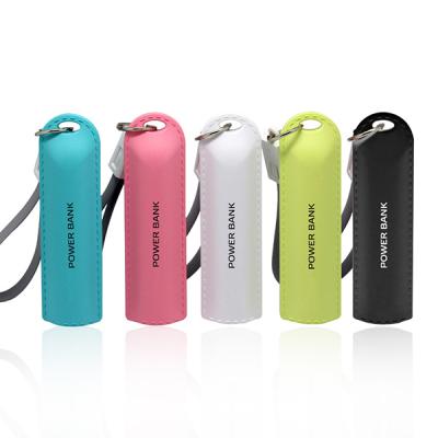 China Mini Slim Portable Key Chain Power Bank With 2in1function Micro Cable for sale