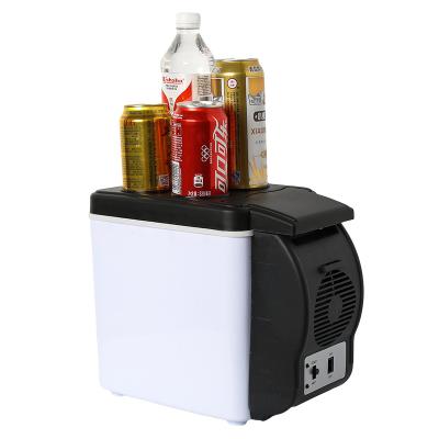 China High Quality 6L Car And Home Use Mini Fridge With Four Cup Holder for sale