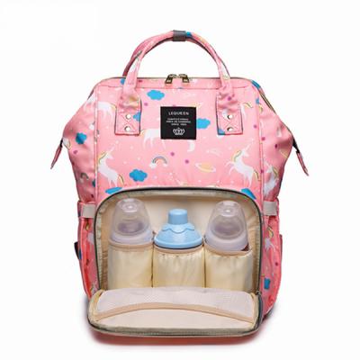 China New Design Diaper Bag High Capacity Cute Baby Printing Bag for sale