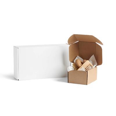 China Other Mailer Box Shipping Cardboard Made From Corrugated Fully Recyclable Wooden Kraft Three-Layered Comb for sale