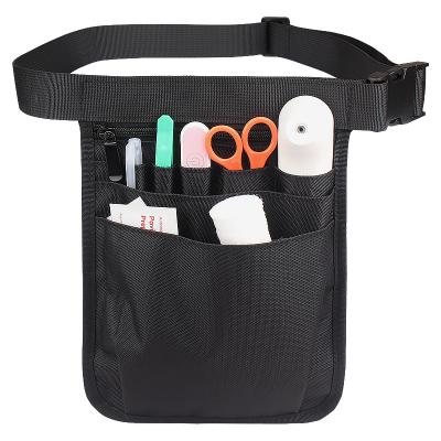 China 2021 Customs Logo Printing Pussy Nurse Pack Waterproof Belt Bag Medical Organizer Waist Bag For Work for sale