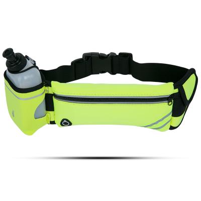 China Wholesale Water Proof Lycra Running Belt With Water Bottle Hydration Belt Bottle for sale