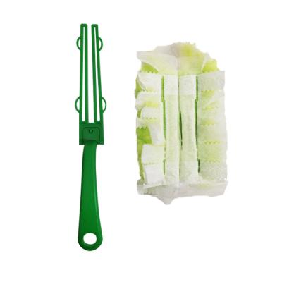 China Universal Magic Mini Duster Disposable Duster Refills Set With Bent PP Handle With Irregular Shape for sale