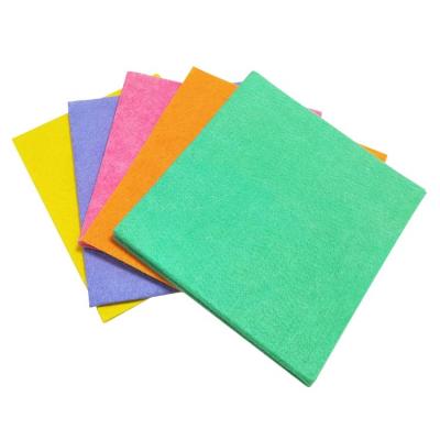 China Household Cleaning Reusable Kitchen Cloth Dry Passes Needle Punched Nonwoven Cleaning Dish Towel for sale