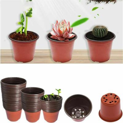 China CLASSIC Durable Garden Supplies Planter Multiple Graft Succulents Nursery Flowerpot Plastic Sizes Flower Pot for sale