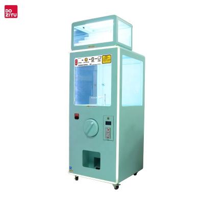 China Large metal+Tempered glass+Acrylic Sheet Box Square Gashapon Gachapon Capsule Vending Machine Blue Green for sale