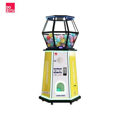 China High Quality Huge Electronic Hardware+Splint+Acrylic Gashapon Gachapon Small Capsule Vending Machine Coin Operated Windmill for sale