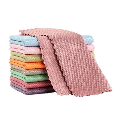 China Sustainable Custom Colorful Waffle Cleaning Cloths Glass Cleaning Cloth Jewelry Cleaning Cloth For Cleaning for sale