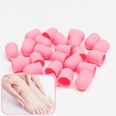 China Aluminum Oxide Feet Care Tools Sanding Hard Cap Brown Strip Skin Sanding Cleaning for sale