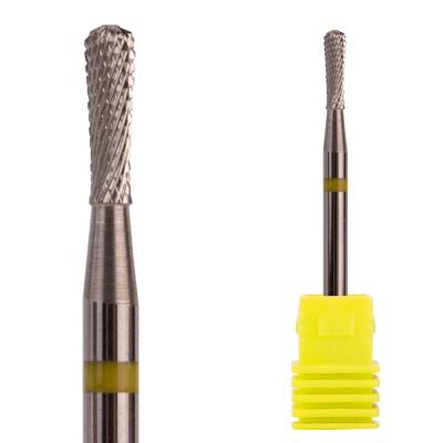 China Nail Drill Bit Good Quality Tungsten Carbide Nail Drill Bits Nail Carbide Cone Drill Manicure-3/32