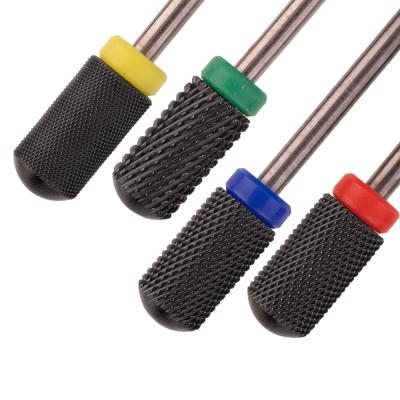 China Ceramic Abrasive Ceramic Nail Drill Bits Manicure Bits / Different Color Pedicure Drill Bits for sale