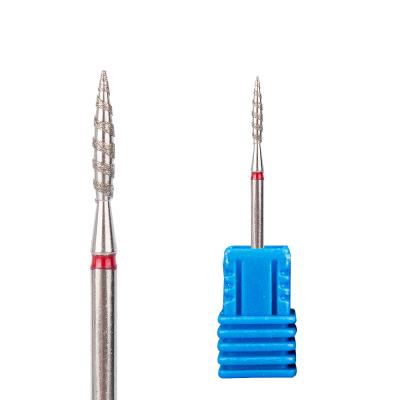 China High Quality and Antibacterial Rotary Cuticle Drill Bits Diamond Nail Diamond Nail Drill Bit Clean Milling Cutter for sale